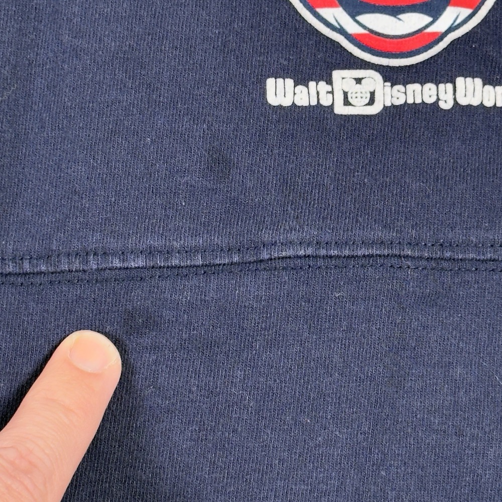 Walt Disney World Disney Parks Spirit Jersey XS Americana Red White Blue *READ* - Picture 4 of 10